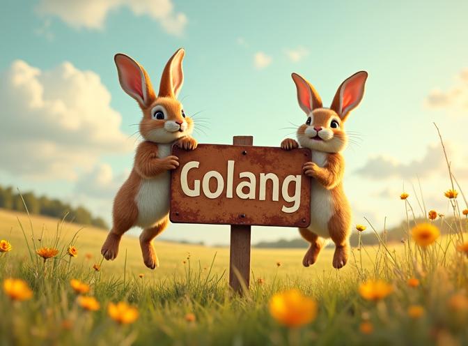 kaniner runt golang-skylt kaniner runt golang-skylt