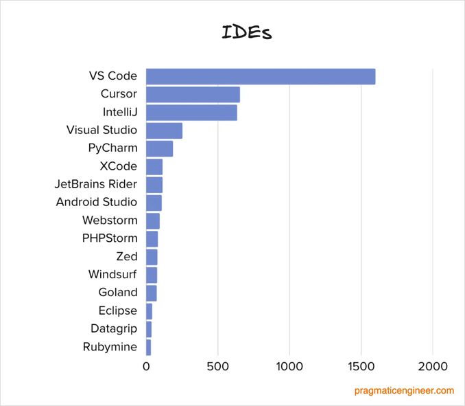 most popular ide 2025