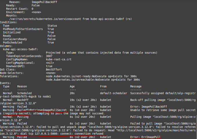 Every registry has it&rsquo;s own secrets