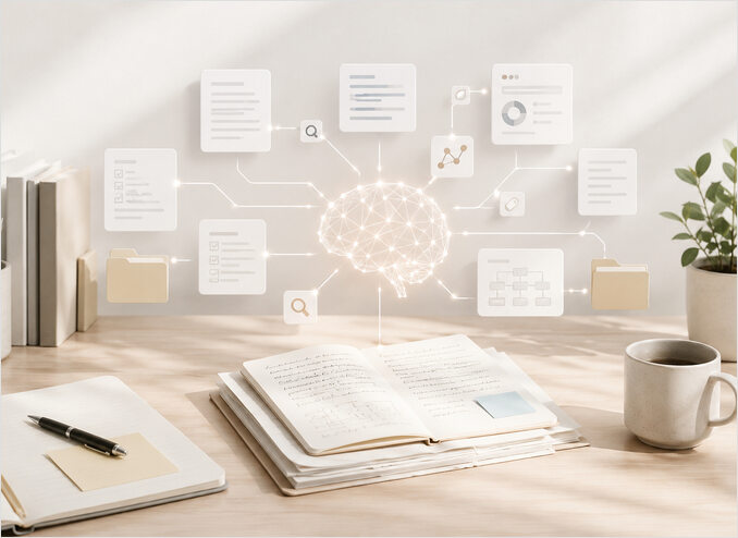 ai-knowledge-management infographic