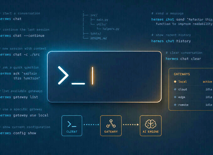Hermes Agent CLI-cheatsheet — terminalreferentie