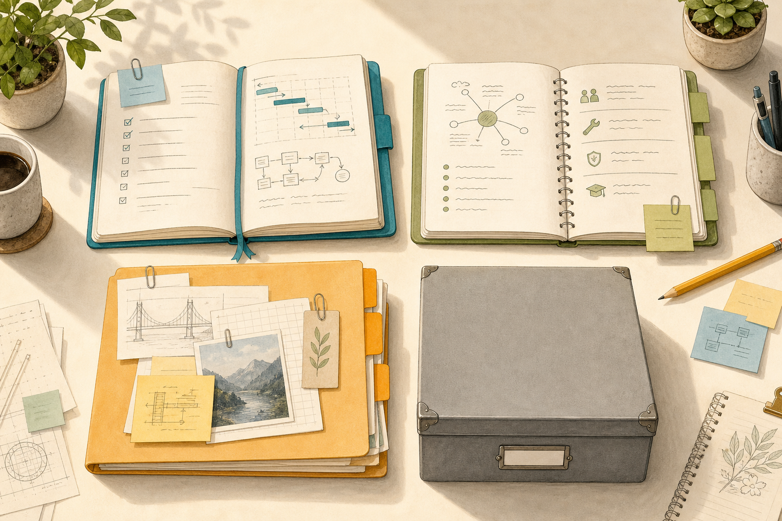 PARA method — four buckets that organize knowledge by actionability PARA method for engineers