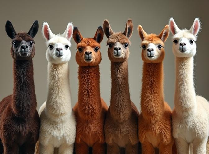 7 llamas