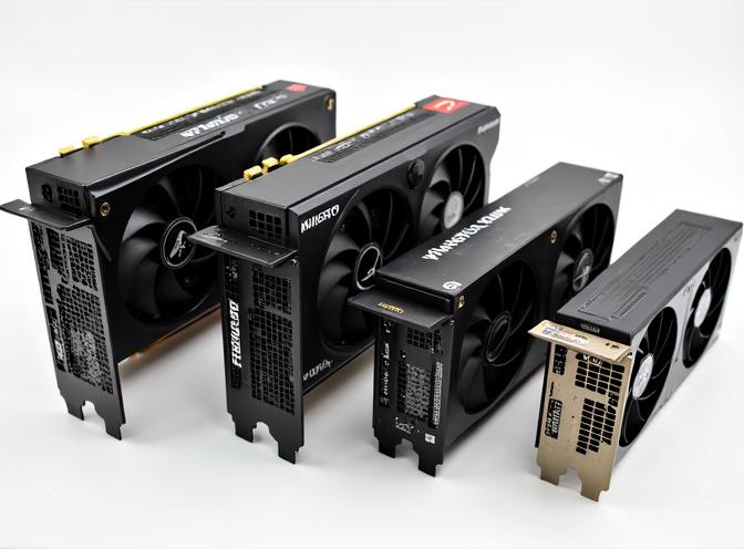 GPUs lined up
