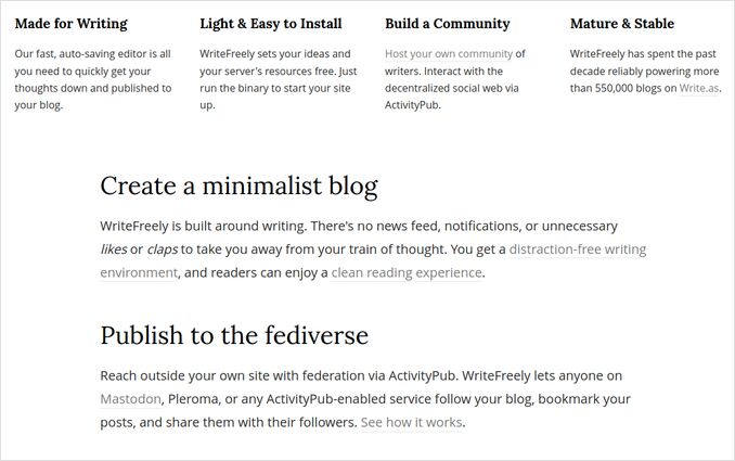 writeFreely