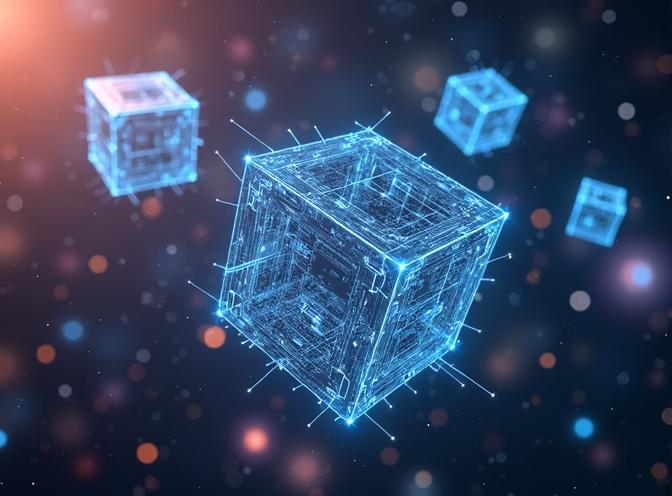 Cubos elétricos no espaço digital